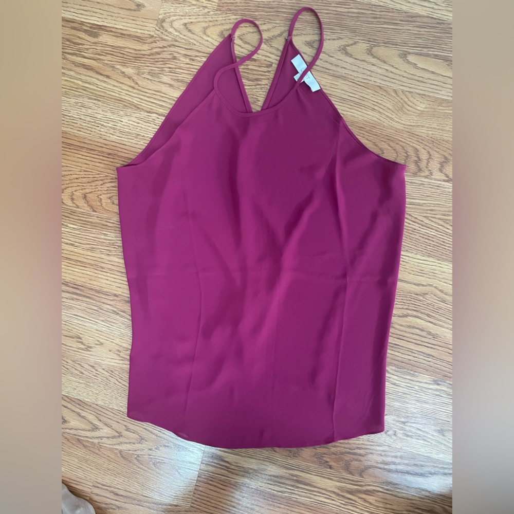 Woven halter top